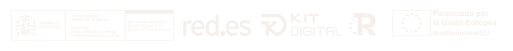 Logotipos de financiación del Kit Digital: Gobierno de España, red.es y Plan de Recuperación, Transformación y Resiliencia (NextGenerationEU)